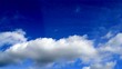 Video: Time lapse clip of white clouds over blue sky Time lapse clip of white clouds over blue sky