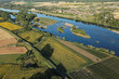 La loire à Saint-Dyé-sur-Loire vu du ciel