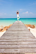 The women yoga and relaxation on the sea, Thailand