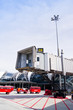 Aerobridge with blue sky at Suvarnabhumi airport,thailand