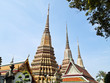 Stupas in the inner yard of wat Pho, Bangkok Stupas in the inner yard of wat Pho, Bangkok