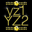 diamond letters with gemstones 06 diamond letters with gemstones 06