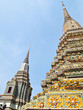 Pagoda at Wat Pho in Bangkok , Thailand Pagoda at Wat Pho in Bangkok , Thailand