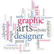 Graphic designer word tags. Graphic designer word tags.