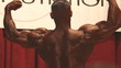Bodybuilder posing