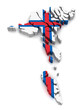 3D Map of Faroe Islands