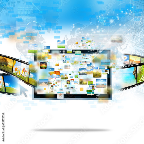 Illustration: Modern television streaming Modern television streaming