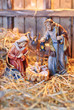 Weihnachtskrippe Holzfiguren