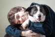 man and his dog