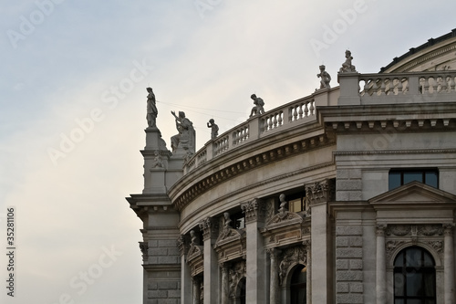 Photo: Burgtheater from right Burgtheater from right