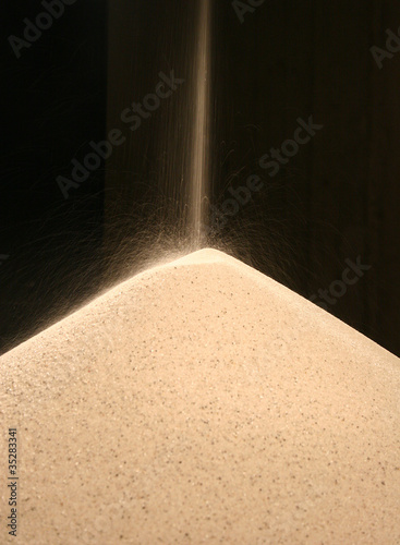Foto: Fallender Sand Fallender Sand