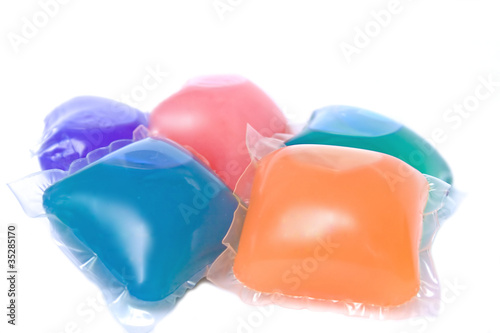 Photo: Gel capsules for washing machine Gel capsules for washing machine