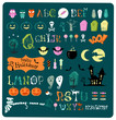 Halloween elements for kids party