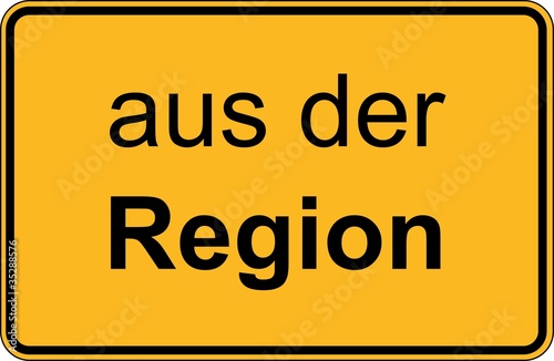 Vektor: Aus der Region Aus der Region