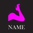 Logo sexy leg, lingerie # Vector