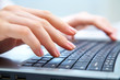using laptop