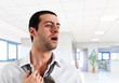 Sweating employee