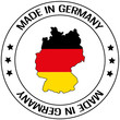 Button made in germany Hergestellt in Deutschland 2