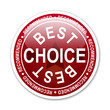 Pegatina redonda BEST CHOICE RECOMMENDED Pegatina redonda BEST CHOICE RECOMMENDED