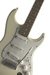 White Guitar Isolated On White