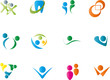Menschen, Logos, Zeichen, Symbole Menschen, Logos, Zeichen, Symbole