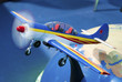 Model of the Russian fighter at an exhibition