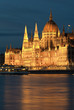 Hungarian parliament at night Hungarian parliament at night
