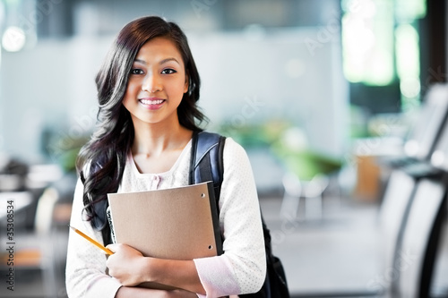 Photo: Asian college student Asian college student