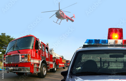 Photo: Fire department came on the scene Fire department came on the scene