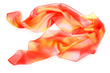Orange neckerchief isolated on white background