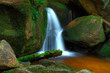 Beautiful waterfalls from The Jizera Mountains in Czech Republic