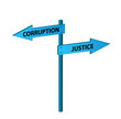 Corruption vs. justice