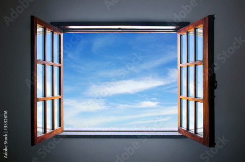 Photo: Let the blue sky in Let the blue sky in