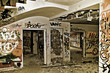 graffitis in an abandonded house