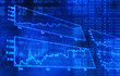 Blue abstract data