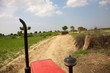 Tractor in the field