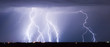 September Lightning Panorama