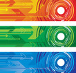 circle and arrow background
