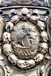 Medallion in Alexandre III Bridge, Paris