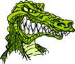 Alligator Mascot Vector Cartoon