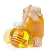glass jar full of honey and lemon glass jar full of honey and lemon