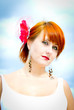 Red-haired woman