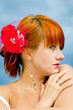 Red-haired woman
