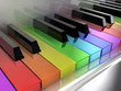 The rainbow piano