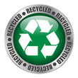 RECYCLED stamp (materials organic ecological green)