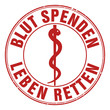 blut spenden leben retten blutspende stempel button blut spenden leben retten blutspende stempel button