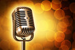 Retro microphone