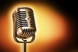Retro microphone