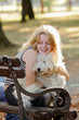 Photo: Girl with dog Girl with dog