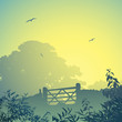 A Country Landscape with Gate and Wall A Country Landscape with Gate and Wall